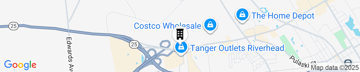 Map for Residence Inn by Marriott New York Long Island East End