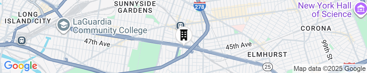 Map for Holiday Inn Express & Suites Woodside LaGuardia Airport by IHG