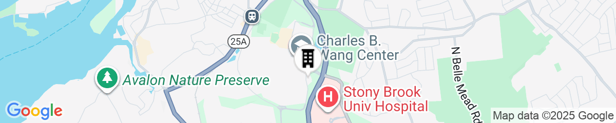 Map for Hilton Garden Inn Stony Brook