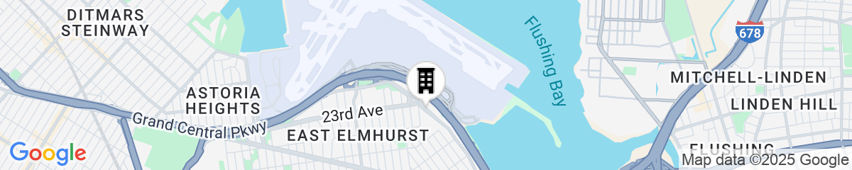 Map for New York LaGuardia Airport Marriott