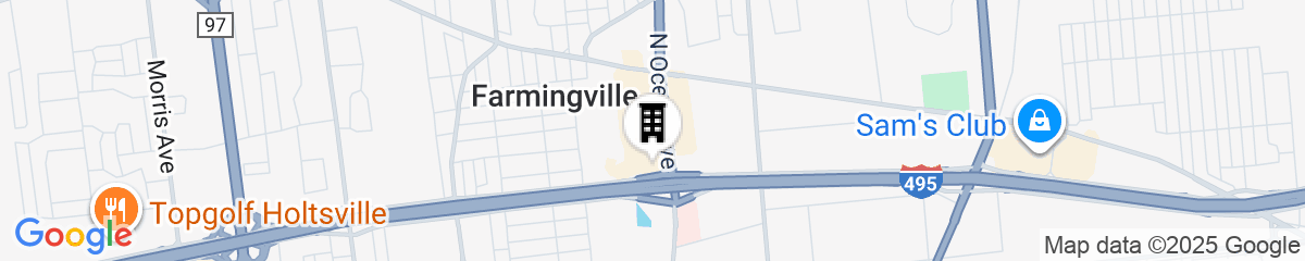 Map for Hampton Inn Long Island-Brookhaven