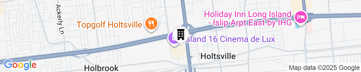 Map for Residence Inn by Marriott Long Island Holtsville