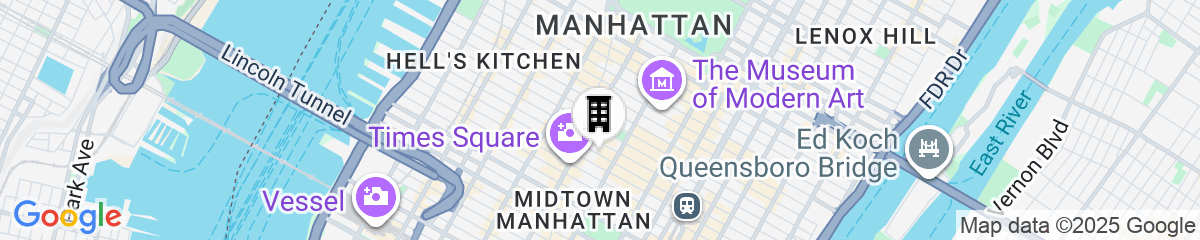 Map for Sanctuary Hotel New York