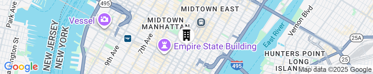 Map for 70 Park Avenue