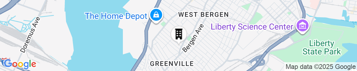 Map for Beautiful Green-Door Brownstone