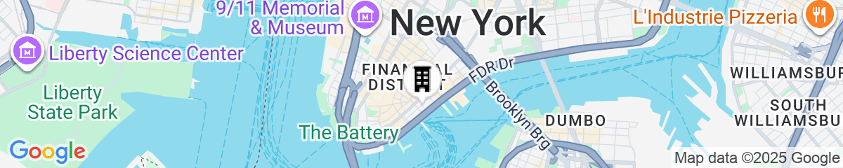 Map for Placemakr Wall Street