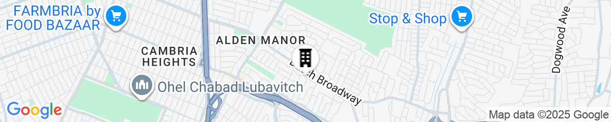 Map for Lovely Elmont Apartment - Walk to Bus Stop!