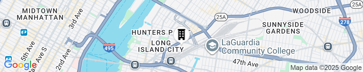 Map for Sonder by Marriott Bonvoy Court Square Apartments Long Island City