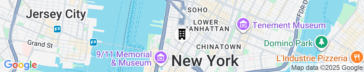 Map for Duane Street Hotel Tribeca, Sonder by Marriott Bonvoy