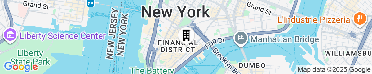 Map for Sonder by Marriott Bonvoy One Platt Apartments Financial District