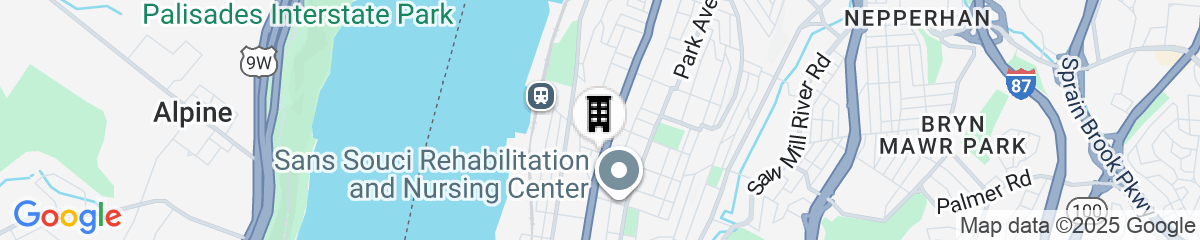 Map for Yonkers Apt w/ Balcony: Walk to Train Station!