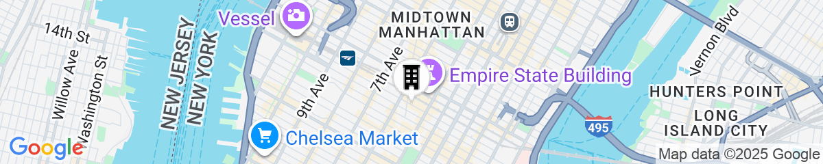 Map for NYC Empire Apartments