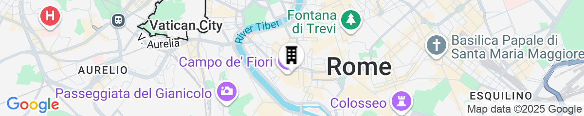 Map for Boutique Hotel Campo dé Fiori