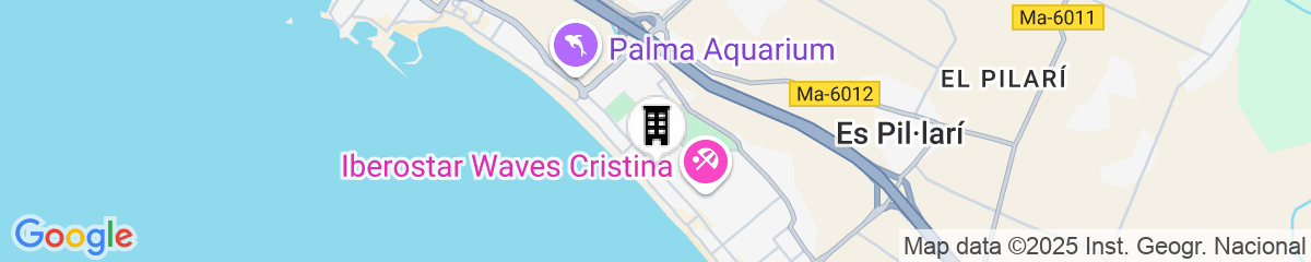 Map for HM Gran Fiesta Hotel