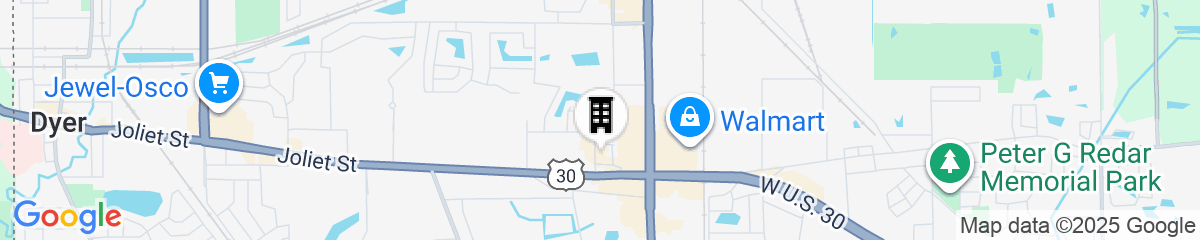 Map for Holiday Inn Express & Suites Schererville by IHG