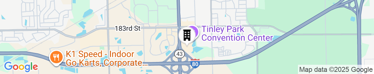Map for EVEN Hotel Chicago Tinley Park-Conv Ctr by IHG