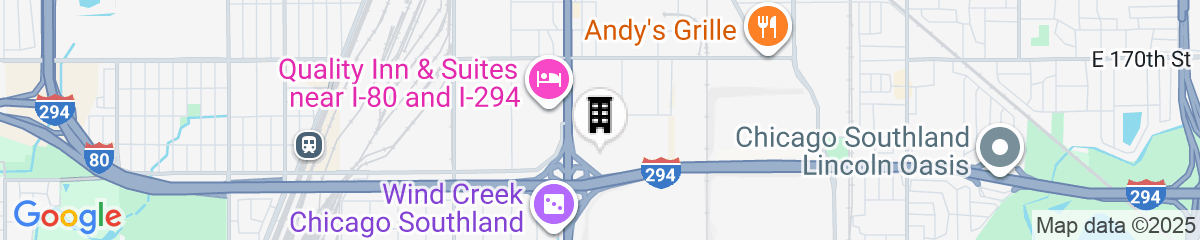 Map for Best Western Plus South Holland/Chicago Southland