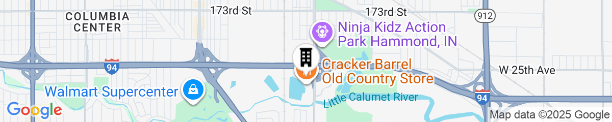 Map for Residence Inn By Marriott Chicago Southeast Hammond