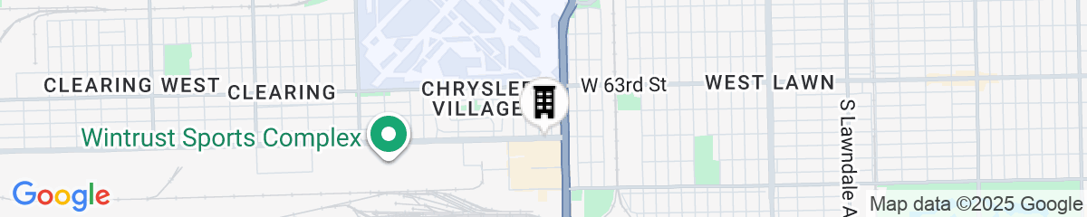 Map for Chicago Marriott Midway