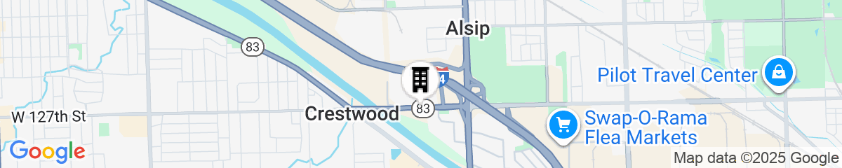 Map for DoubleTree by Hilton Chicago - Alsip