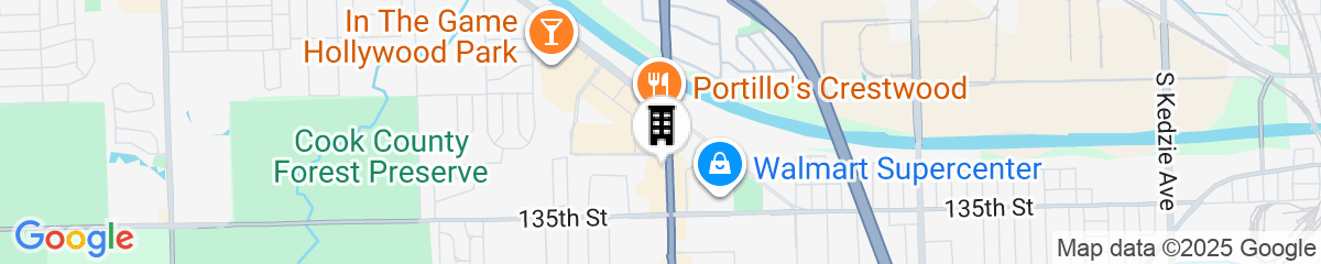 Map for Holiday Inn Express Crestwood by IHG