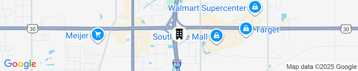 Map for Extended Stay America Suites Merrillville US Rte 30
