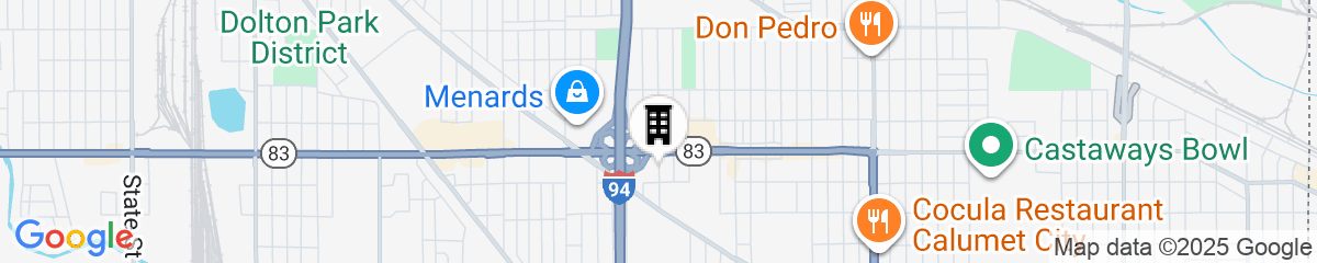Map for Baymont by Wyndham Chicago/Calumet City