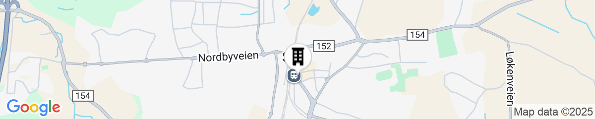 Map for Thon Hotel Ski