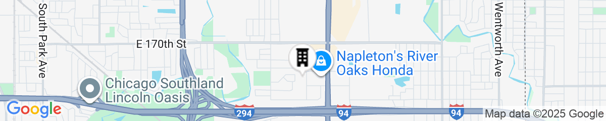 Map for Comfort Suites near I-80 and I-94