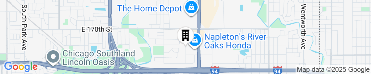 Map for Sleep Inn near I-80 and I-94