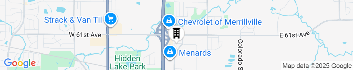 Map for Comfort Inn Hobart-Merrillville I-65
