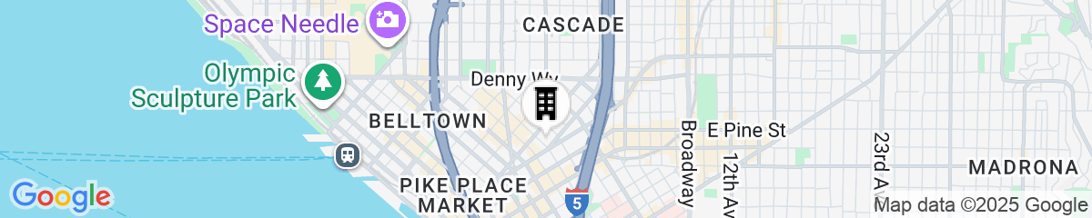 Map for Hyatt Regency Seattle