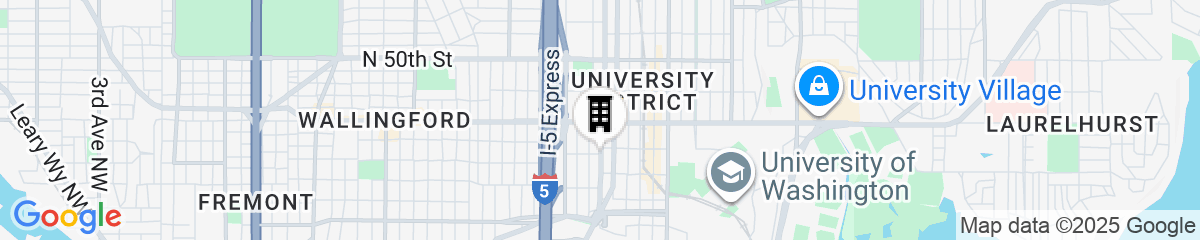 Map for Staypineapple, Watertown Hotel, University District Seattle