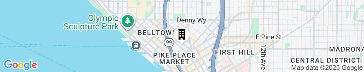 Map for Ändra Hotel Seattle - MGallery Collection