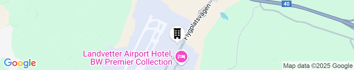 Map for Scandic Landvetter