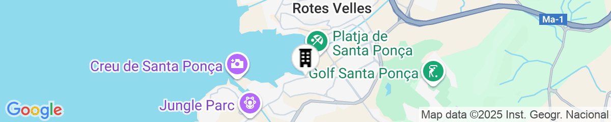 Map for Hotel Playas del Rey