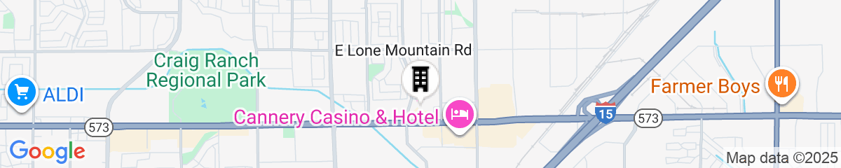 Map for Homewood Suites By Hilton North Las Vegas Speedway