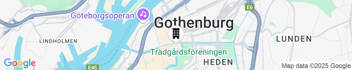 Map for Radisson Blu Scandinavia Hotel