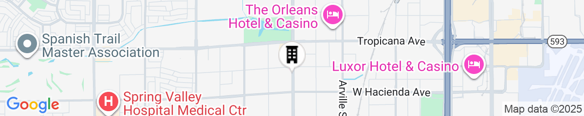 Map for Hilton Vacation Club Desert Retreat Las Vegas