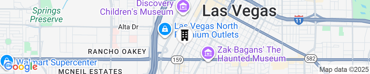 Map for The ENGLISH Hotel, Las Vegas, a Tribute Portfolio Hotel, 21 and over