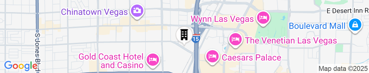 Map for Club Wyndham Desert Blue