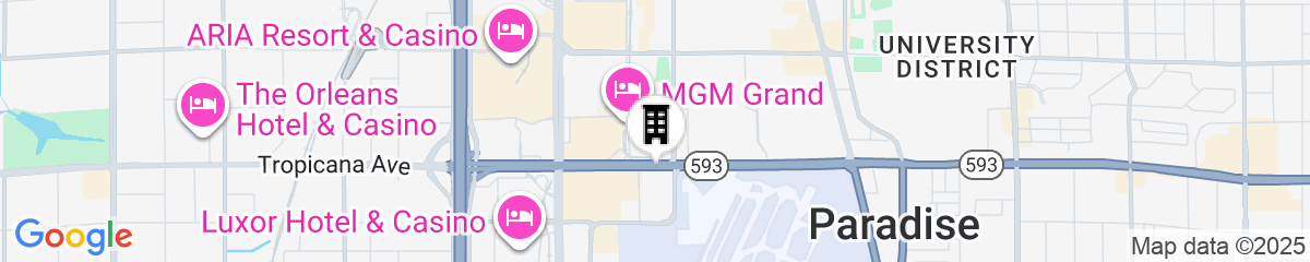 Map for Holiday Inn Express & Suites Las Vegas - E Tropicana by IHG
