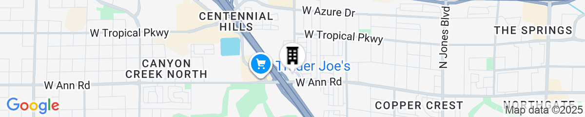 Map for Fairfield Inn & Suites by Marriott Las Vegas Northwest