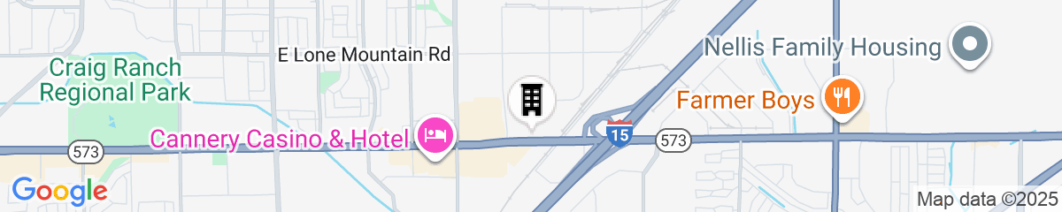 Map for SpringHill Suites Las Vegas North Speedway