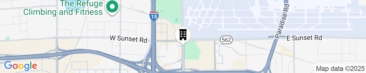 Map for Element Las Vegas Airport