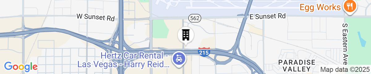 Map for Tru by Hilton Las Vegas Airport, NV