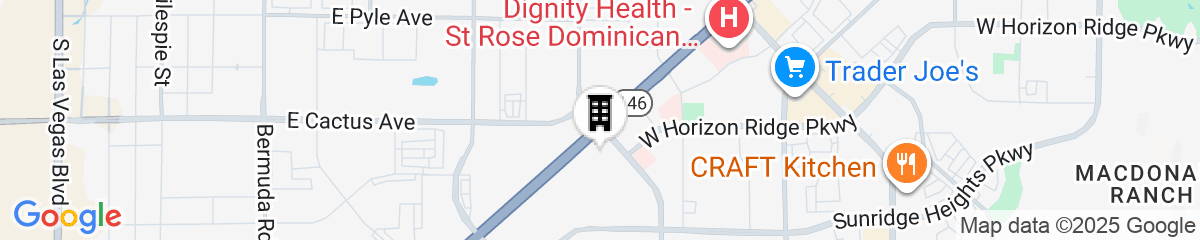 Map for Hampton Inn & Suites Las Vegas South