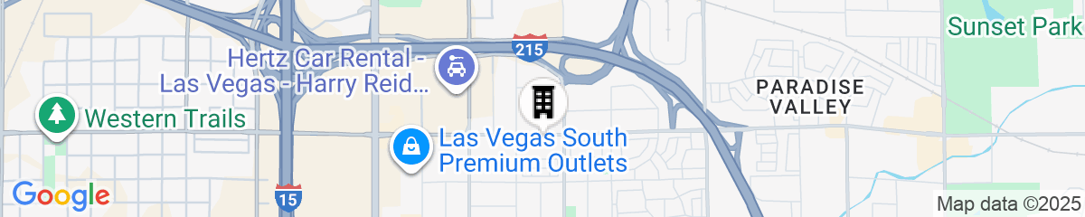 Map for Fairfield Inn & Suites by Marriott Las Vegas Airport South