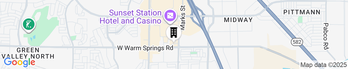 Map for Hampton Inn & Suites Las Vegas-Henderson