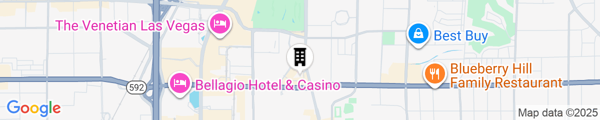 Map for Residence Inn by Marriott Las Vegas Hughes Center